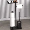 Toilettenpapierhalter, 4-in-1 WC-Rollenhalter, stehender Produktbild-Vorschau 4