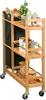 KESPER Regal auf Rollen mit Flaschenkorb 78 x 20 x 68 cm Produktbild-Vorschau 4