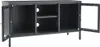 TV-Schrank Anthrazit 105x35x52 cm Stahl und Glas Produktbild-Vorschau 6