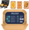WELLHAUS Airfryer Einlagen 195x130 mm 50 Stück Produktbild-Vorschau 1