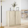 LED-Sideboard Sonoma-Eiche 77x34x85 cm Holzwerkstoff Produktbild-Vorschau 4