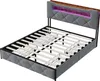 UnboxG Polsterbett 140x200cm mit USB & Typ C, Stauraumbett Produktbild-Vorschau 12