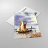 Bilder auf glas - Einteilig - Fischer Schiff Fan - 80x120cm Produktbild-Vorschau 2