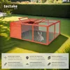 tectake® Hasenstall Murphy faltbar, aus lackiertem Holz 150 Produktbild-Vorschau 2
