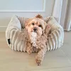 4L Textil BELLA Plüsch-Hundebett PREMIUM-LINE (60x40 cm, Produktbild-Vorschau 3