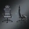 A gaming chair with dimensions indicated by measurement lines and text. Produktbild-Vorschau