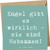 Mr. & Mrs. Panda Glückwunschkarte Spruch Hebamme Engel - Produktbild-Vorschau 1