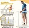 Barrière de sécurité pour chien PawHut, 76-104 cm, barrière Voir les images du produit 6