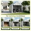 Garagetent 244x241x217 cm van 170 g/m² PE, waterdicht en Productafbeelding-voorbeeld 5