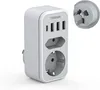 Rozbočovač 6 v 1 s USB-C a 3×USB-A, 2500 W, Tessan Náhled obrázku produktu 1