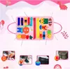 Montessori Sensoric Manipulation Panel Clock Material Case Náhľad obrázku produktu 4