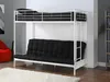 Zwischengeschossbett 90 x 190 cm - Mit Schlafsofa - Metall Produktbild-Vorschau 1