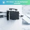 SUNNIVA 1000W Balkonkraftwerk BIFAZIAL FULLBLACK komplett Produktbild-Vorschau 7