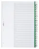 DURABLE Register A4 20-tlg. A-Z, mit Deckblatt, 620005 grün Produktbild-Vorschau 7