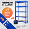 MONZANA® 2x Étagères charge lourde bleu 5 niveaux Voir les images du produit 4