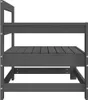 vidaXL Garten-Ecksofas 2 Stk. Grau Massivholz Kiefer Produktbild-Vorschau 6