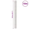 vidaXL Non-tissé contre les mauvaises herbes blanc 1,5x10 m Voir les images du produit 8