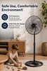 Opviq, stojací ventilátor Kumtel KTF-340, čierna farba, Náhľad obrázku produktu 6