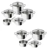 Tefal Duetto A705S9, pannenset, roestvrij staal, roestvrij Productafbeelding-voorbeeld 1