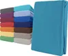 Spannbettlaken Jersey 180-200x200 Petrol 100% Baumwolle Produktbild-Vorschau 1