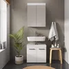 Vicco Základní skříňka pod umyvadlo Luna, 60 x 56 cm, Bílá Náhled obrázku produktu 4