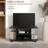 HOMCOM Fernsehschrank, Fernsehtisch mit Regalen und Produktbild-Vorschau 4