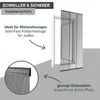 Türvorhang Easy 95 x 220 cm schwarz Produktbild-Vorschau 5