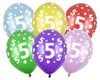 6 Luftballons 5. Geburtstag bunt Produktbild-Vorschau 2