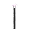 vidaXL Bootsseil Schwarz 3 mm 25 m Polypropylen Produktbild-Vorschau 5
