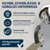 HUDORA BigWheel® 205 Advanced Scooter - ivory - trottinette Voir les images du produit 4