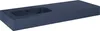 Jungborn Waschtisch DECEM 1210 x 460 mm Becken links navy Produktbild-Vorschau 1