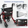 ELONEO 2-in-1 rolstoel/rolator, opvouwbaar en lichtgewicht Productafbeelding-voorbeeld 5