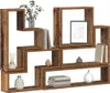 vidaXL Wandplank, wandmontage, gerecycled hout, 96 x 12 x Productafbeelding-voorbeeld 3