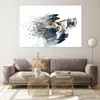 Bilder auf glas - Kopf Illusion Fernglas Mann - 120x80cm - Produktbild-Vorschau 7