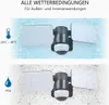 LED Außenwandleuchte mit Bewegungsmelder Schwarz Produktbild-Vorschau 4