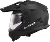 LS2 MX702 Pioneer II casque de motocross solide, noir mat, Voir les images du produit 2