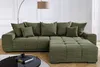 riess-ambiente XXL Sofa ELEGANCIA 285cm grün Cord Federkern Produktbild-Vorschau 18