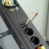 Zimilo Zeichentisch Schwarz mit Hocker, Glas Tischplatte Produktbild-Vorschau 3