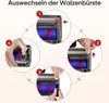 A diagram showing the steps to replace a vacuum cleaner brush roll. Produktbild-Vorschau