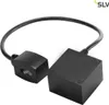 SLV 184004 Einspeiser für EASYTEC II schwarz Kabellänge: Produktbild-Vorschau 1