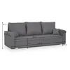 MONDO 3-Sitzer-Sofa mit Schlaffunktion - Dunkelgrau Produktbild-Vorschau 8