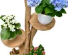 Teak Blumenständer Blumenpodest Pflanzentreppe Ständer Produktbild-Vorschau 6