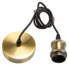 Lampa wisząca, oprawka E27 z kablem, 150 cm mosiężny Podgląd zdjęcia produktu 2