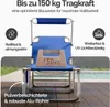 CASARIA® Sonnenliege Klappbar Wetterfest Aluminium Produktbild-Vorschau 7