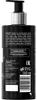 The back of a black pump bottle of hand cream. Produktbild-Vorschau