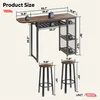 Tavolo da bar in stile industriale Tavolo da cucina e Anteprima dell’immagine prodotto 8