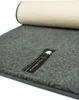 Yogamatte aus Wolle Organic 70x200 cm Anthrazit - Produktbild-Vorschau 1