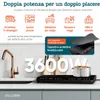 Stillstern Piastra a Induzione Doppia 3600W – 2 Zone, Anteprima dell’immagine prodotto 5