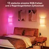 2er Set Wandleuchte Wiederaufladbare 16 RGB Farben Dimmbare Produktbild-Vorschau 8