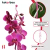 KOTARBAU® set di 4 supporti per piante rosa in PVC 55 cm Anteprima dell’immagine prodotto 4